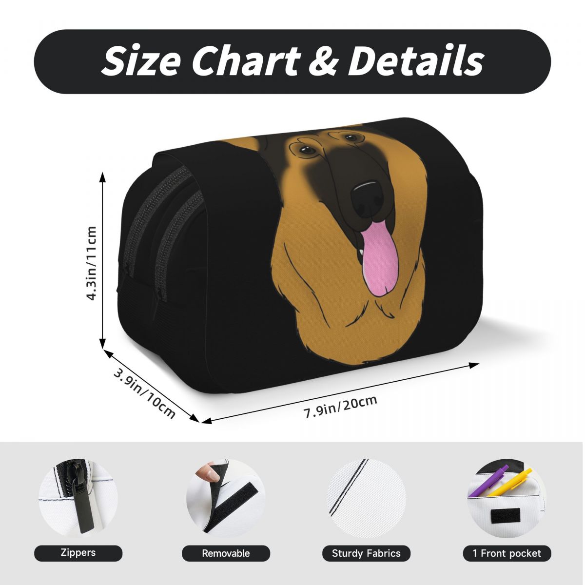 Estuche para lápices con diseñ - Tan Stationery & Office Supply reseña y precio